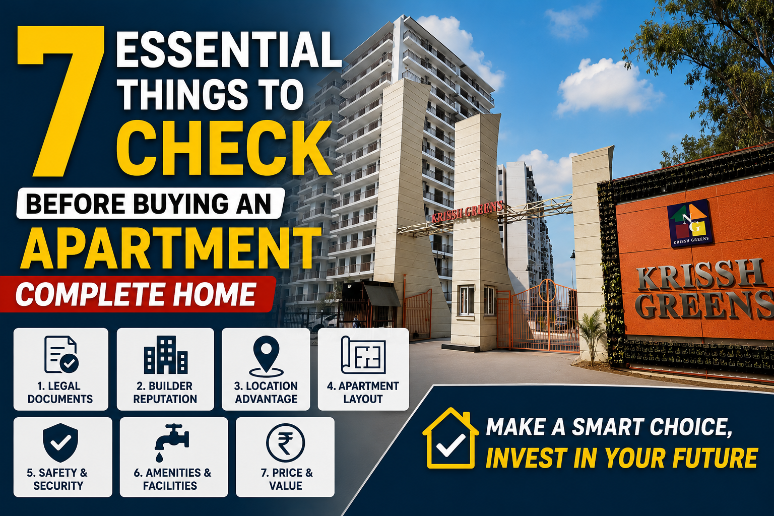 7 Essential Things to Check Before Buying an Apartment Complete Home